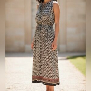 Lisa Jo 90s Floral Boho Dress Womens 13/14